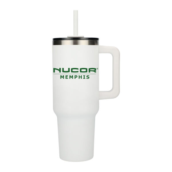 002 - 40 oz Vacuum Insulated Eco-Friendly Travel Tumbler With Straw Thumbnail