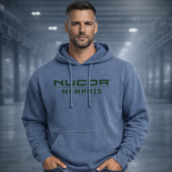 Unisex Garment - Dyed Hooded Sweatshirt - 1567 Thumbnail