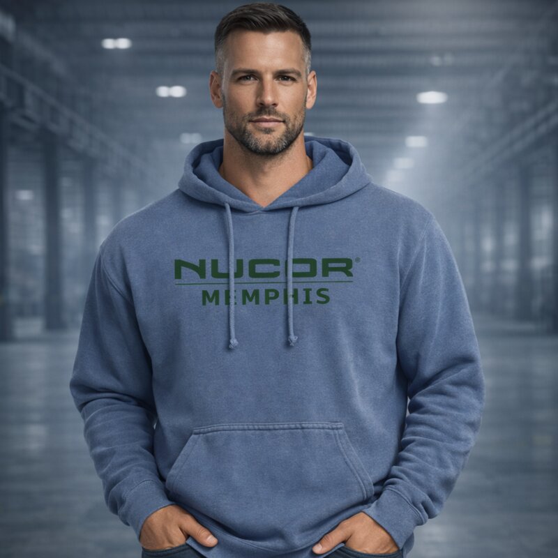 Unisex Garment - Dyed Hooded Sweatshirt - 1567 Thumbnail