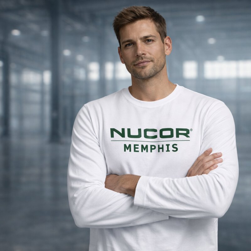 District ® Perfect Weight ® Long Sleeve Tee - DT105 Thumbnail